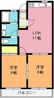 ソワール・ヨシミヤ【2階】の間取り