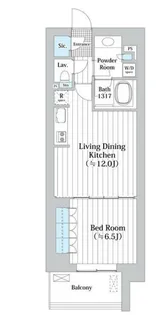 アビティグランデ砧(B棟)【4階】の間取り