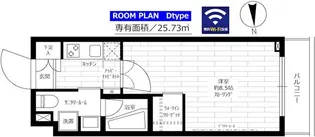 ステージグランデ清澄白河アジールコート【1階】の間取り