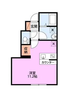 1Rの間取り画像