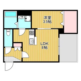 SEED豊中【1階】の間取り