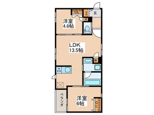 MAISON EXCIA【1階】の間取り