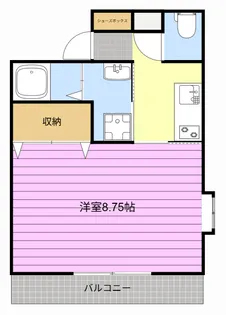 シーハイル【3階】の間取り