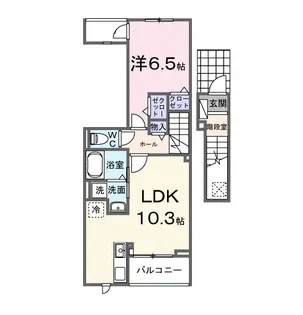 カーサアリアーテII【2階】の間取り