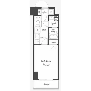 東京都台東区千束3【マンション】の間取り