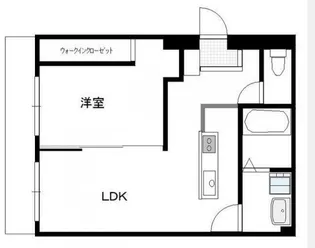 リルームス三川【3階】の間取り