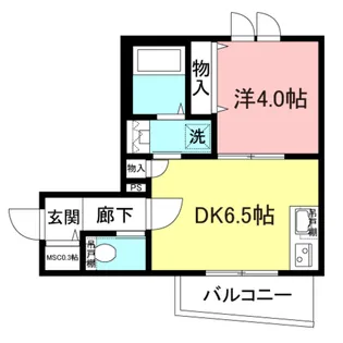 ブランエール【1階】の間取り