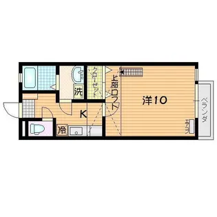 サンライズ月が丘【2階】の間取り