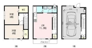 大阪府堺市中区深井清水町【一戸建】の間取り