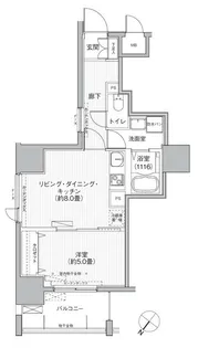 グランデュール富士【5階】の間取り