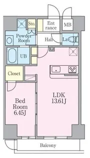 JUSEI RESIDENCE【7階】の間取り