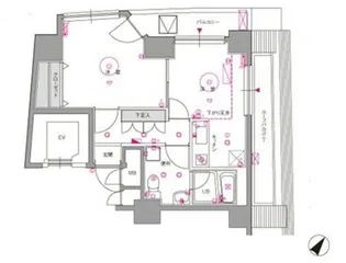 ル・リオン目黒II【5階】の間取り