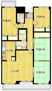サーパス佐賀唐人町【9階】の間取り