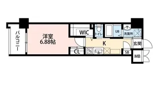 ウイングス到津 の森【13階】の間取り