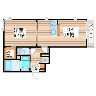 シャーメゾン ボヌール【1階】の間取り