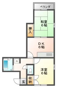 メゾン鎌倉【1階】の間取り