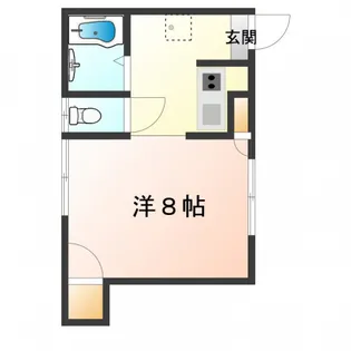 レジデンス大手町【2階】の間取り