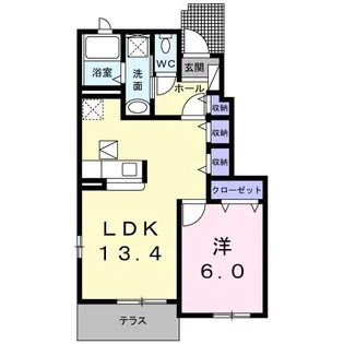 マンダリン ダック A【1階】の間取り