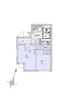 SOU西小山 103号室【1階】の間取り