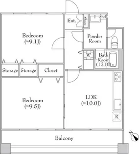 神奈川県相模原市中央区淵野辺1【マンション】の間取り