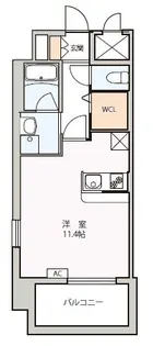 ラフレシーサ博多駅南4【10階】の間取り