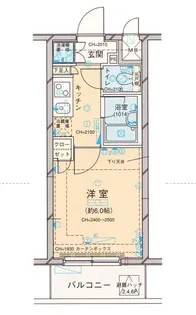 パレステュディオ神楽坂【3階】の間取り