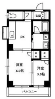 東海第五マンション【3階】の間取り