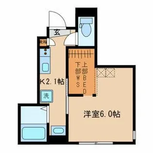 Bliss千歳烏山【1階】の間取り