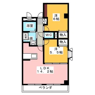 ブラウベルグ【2階】の間取り