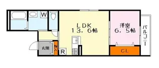 ビエノス焔魔堂【1階】の間取り