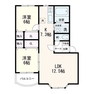 グランシャリオ【3階】の間取り