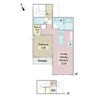 Wisteria仲町台の間取り
