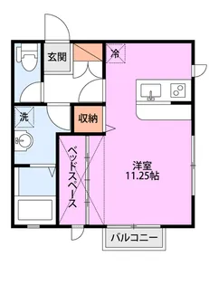 アベーテ【1階】の間取り