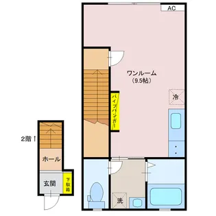 YS Court(ワイズ コート)【2階】の間取り