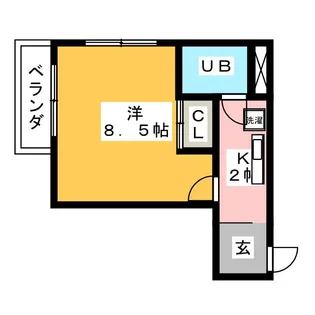 SALLOT (サロット)【3階】の間取り