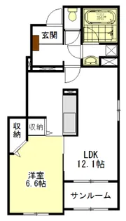 エトワール藤方I・II【1階】の間取り