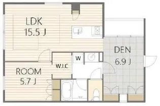エスセナーリオ市ヶ谷【4階】の間取り