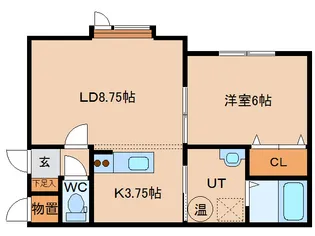 la grace【1階】の間取り