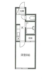 金坂コーポ【2階】の間取り