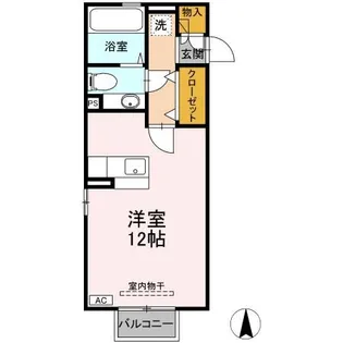 プレーヌハイム【2階】の間取り