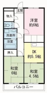 シズコーポ【3階】の間取り