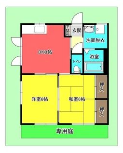 ベルメゾンイシダ【1階】の間取り