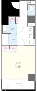 ピタゴラ箱崎【3階】の間取り