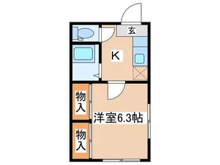 メゾン原【1階】の間取り