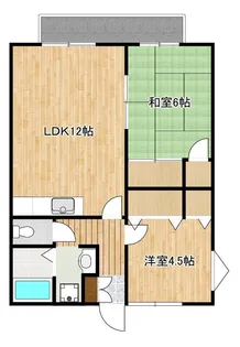 ウイングハイツ【2階】の間取り