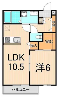 ラビドール西綾瀬【2階】の間取り