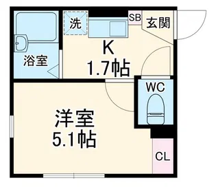 アン・シャトレ武蔵小杉【2階】の間取り