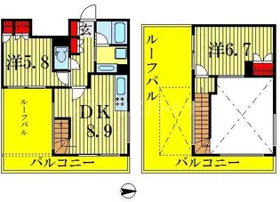 レジディア錦糸町2の間取り