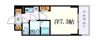 エスリード大須アヴェニュー【2階】の間取り