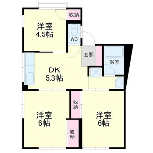 シティハイム初馬【2階】の間取り